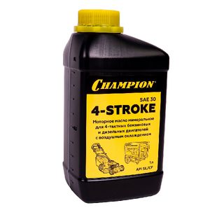 Масло для 4-тактных двигателей, минеральное CHAMPION 952852 Масло для 4-тактных двигателей, минеральное Чемпион 952852
