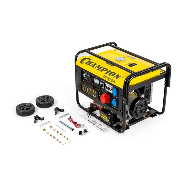 Бензиновый генератор CHAMPION GG7501E-3 Бензиновый генератор ЧЕМПИОН GG7501E-3